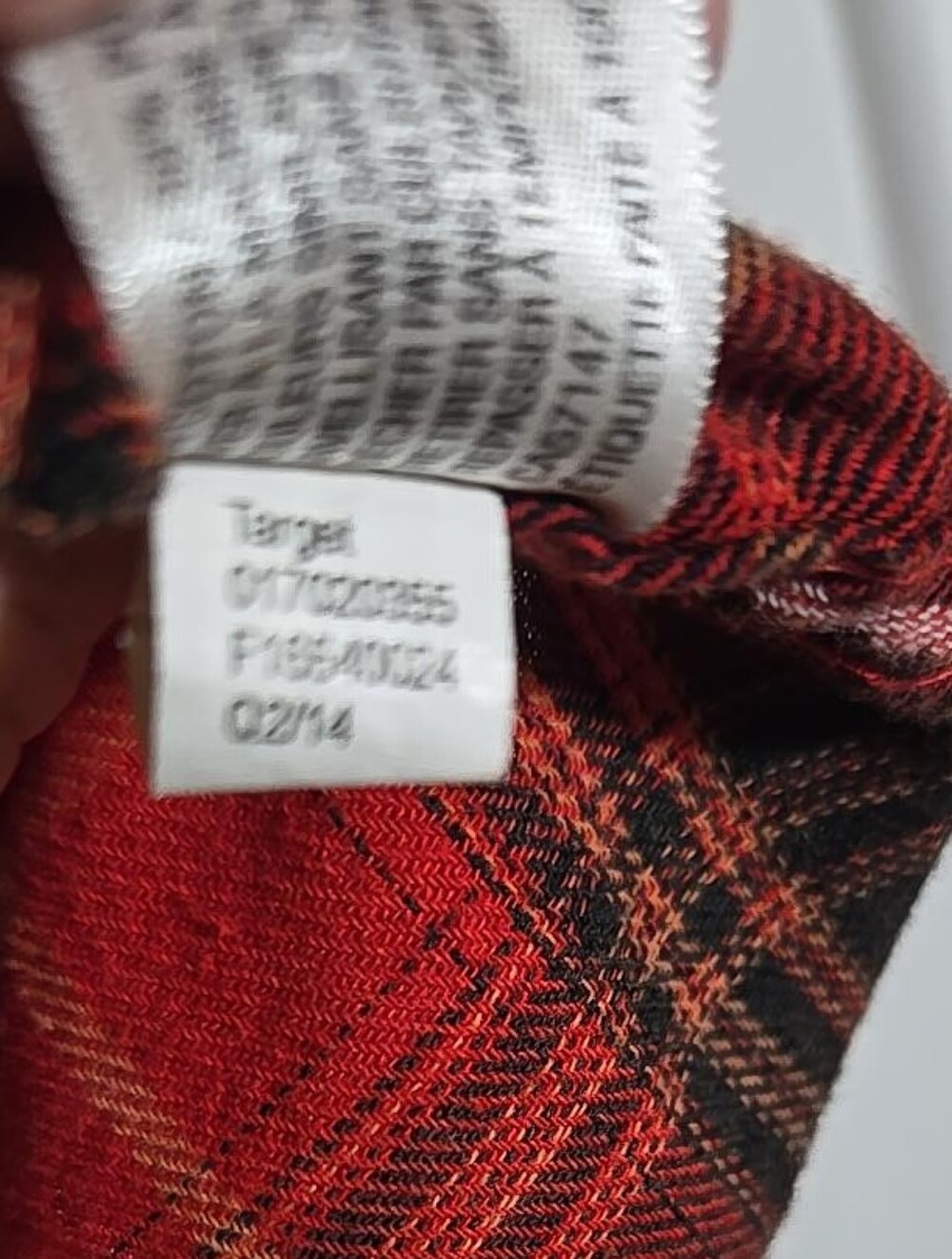Mossimo Supply Co Red Black Plaid Flannel Shirt Women’s M Grunge 2014 - Picture 11 of 11
